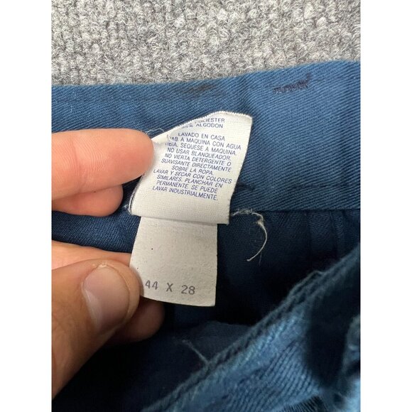 VNTG JD American Workwear Pants Men's 44x28 Blue Carpenter Utility Double Knee - Picture 3 of 8